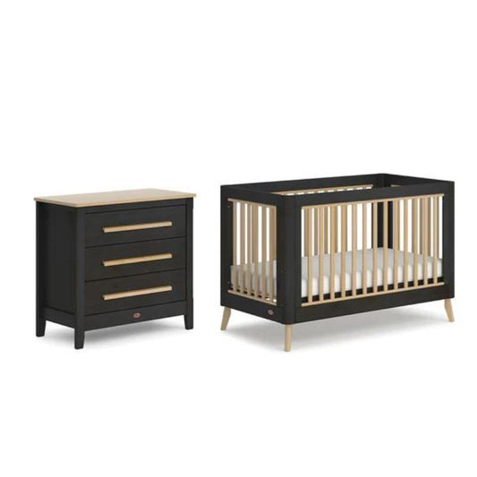 Perla Baby Cot & Linear Chest Set