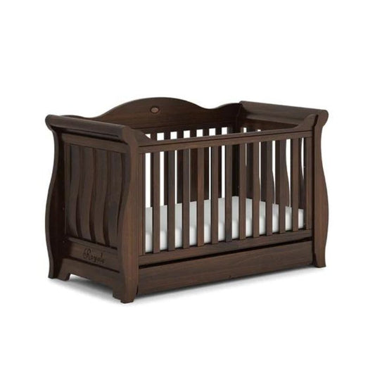 Sleigh Royale Baby Cot| COLOUR: COFFEE